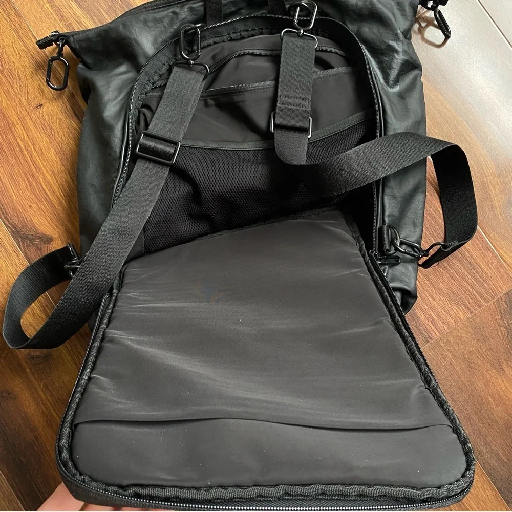 One Duo x Nununu Black Diaper Bag Backpack with Stars
